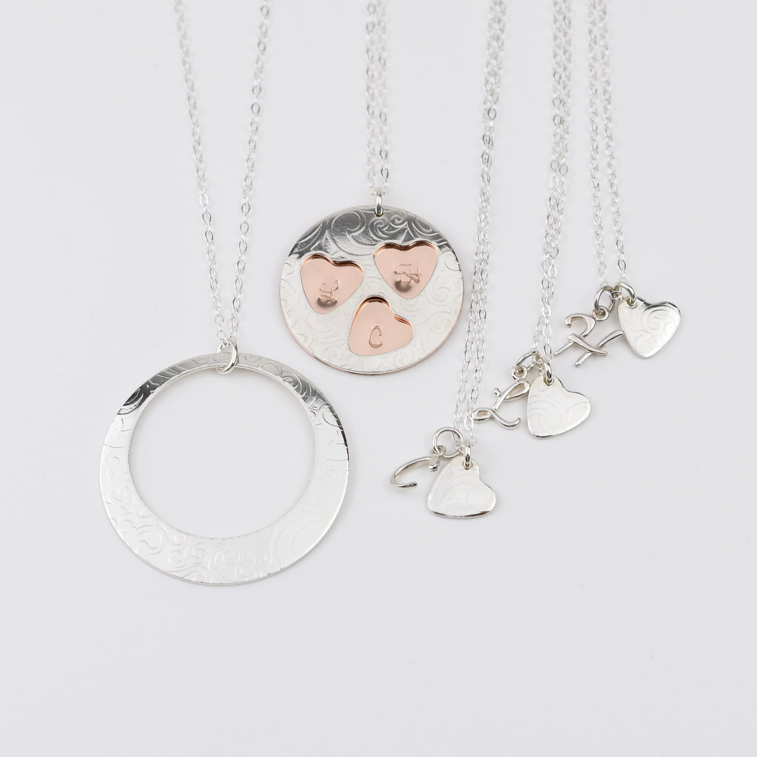 3 generations necklace set