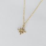 Shine bright with this dainty 14K solid gold North Star necklace, designed to symbolize guidance, protection, and inspiration.