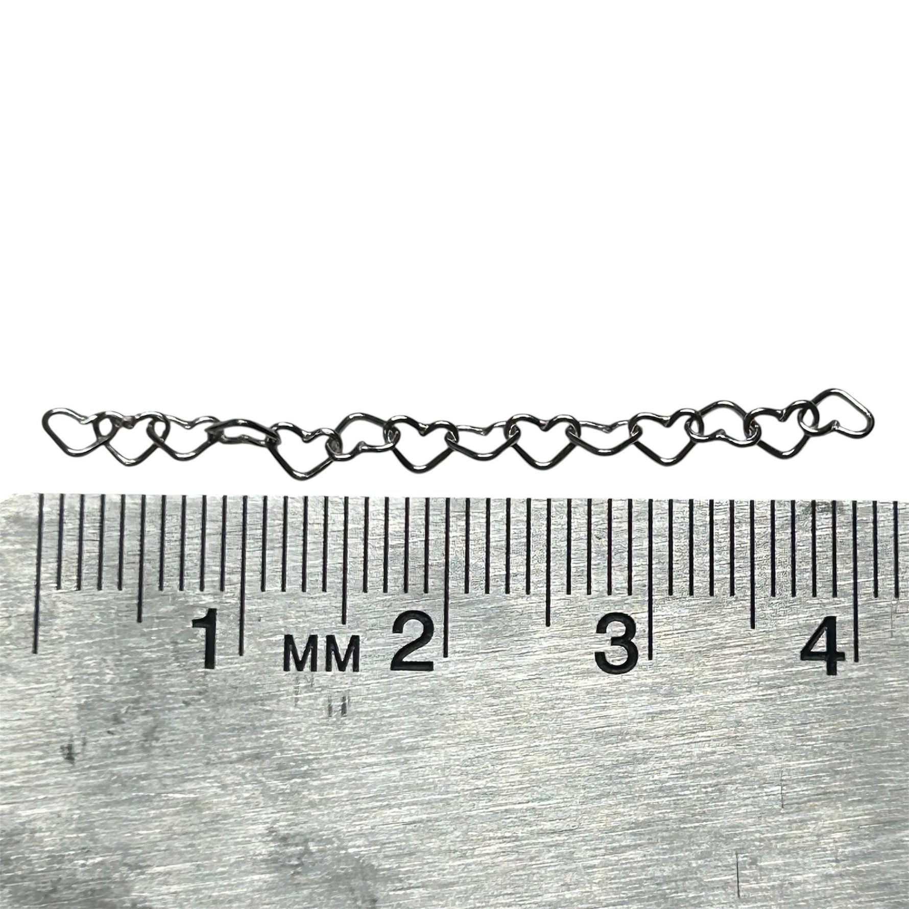 14k White Gold Heart Chain Bracelet - Sash Jewelry