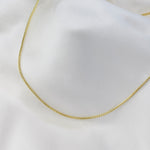 14K Gold Rounded Box Chain Necklace - 1.7mm - Sash Jewelry