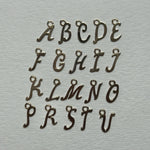 Dainty 14K Solid Gold Initial Necklace | Personalized Charm - Sash Jewelry