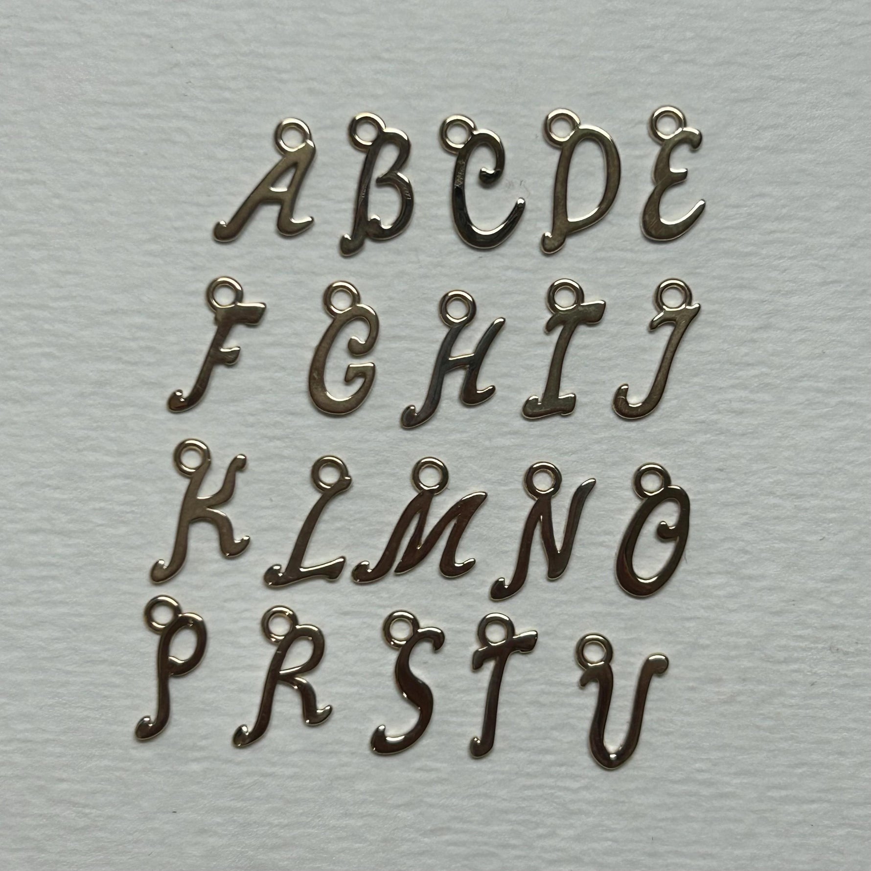 Dainty 14K Solid Gold Initial Necklace | Personalized Charm - Sash Jewelry