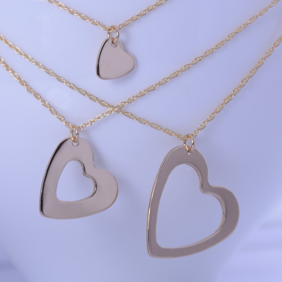 Generations Necklace Set | Grandmother Mother Daughter Necklace Set | Grandmother Daughter Granddaughter Necklace Set - Sash Jewelry