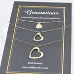 14K Gold Generations necklace. Generations gift - Sash Jewelry