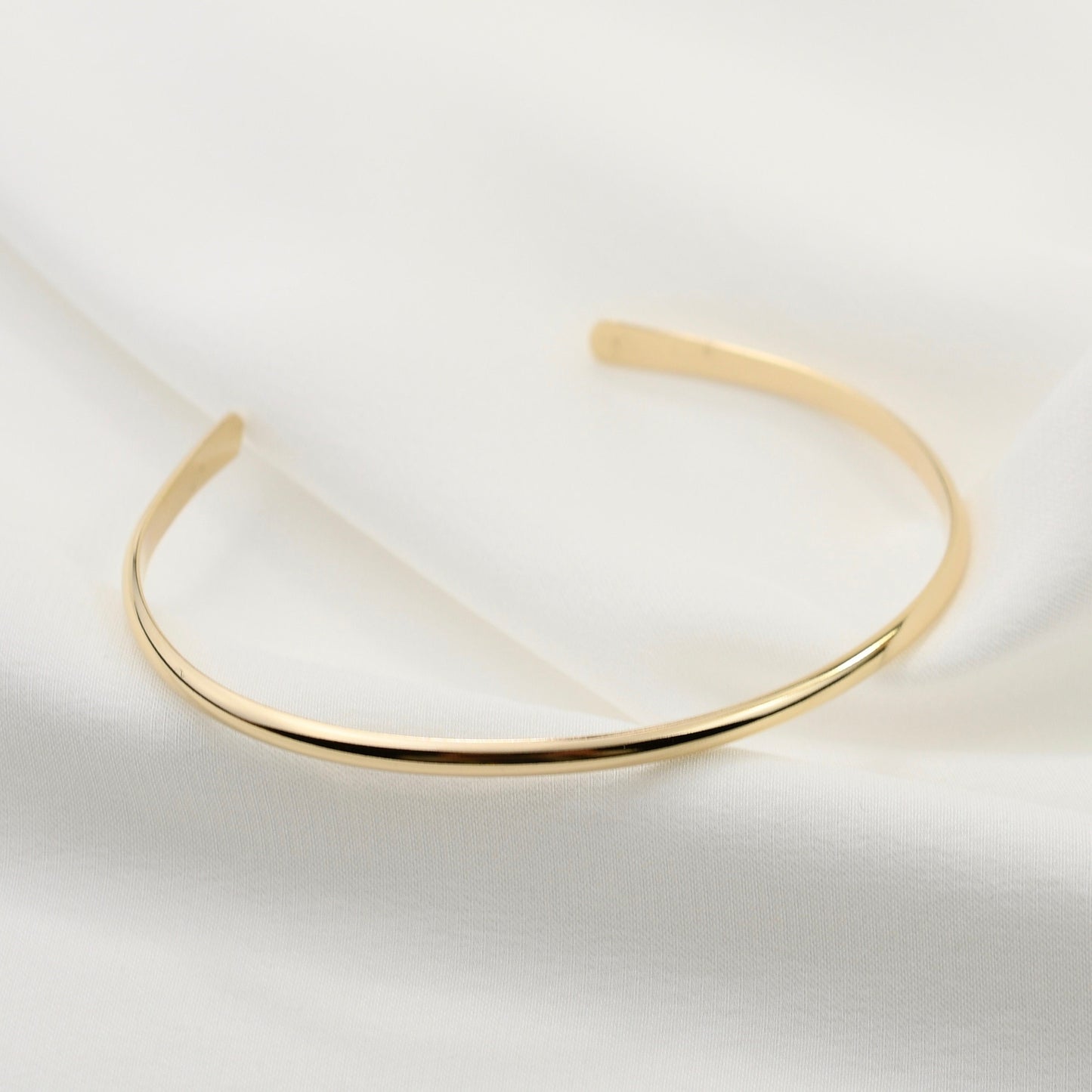 14k solid gold cuff bracelet