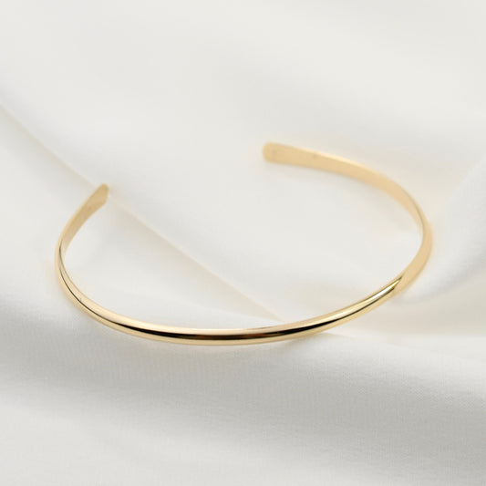 14k solid gold cuff bracelet