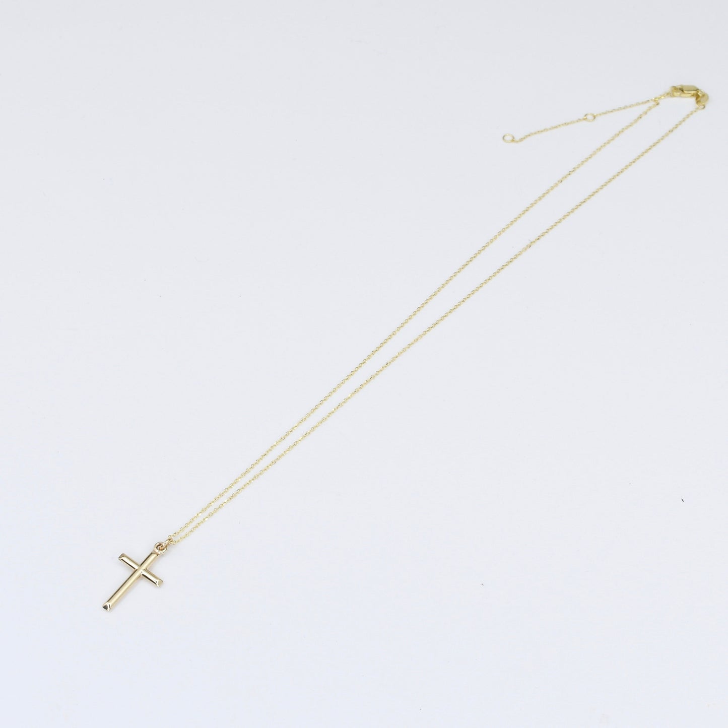 14K Gold Cross Necklace