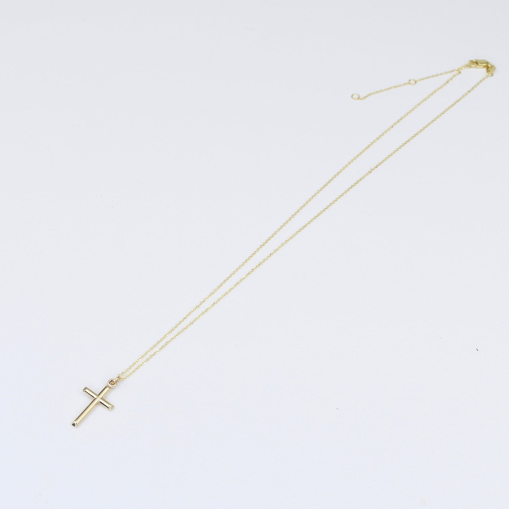 14K Gold Cross Necklace - Sash Jewelry