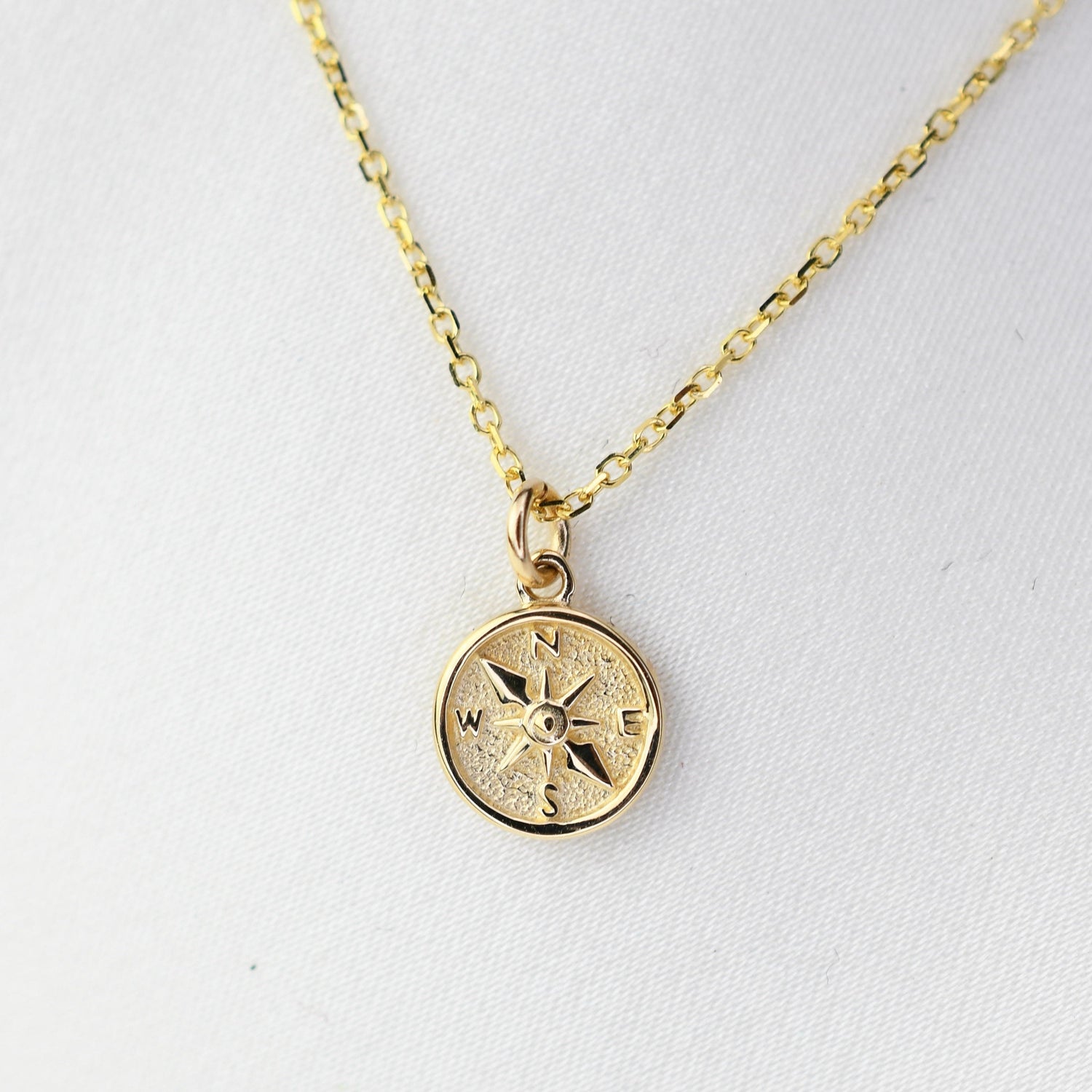 14K Gold North Star Necklace – Compass & Travel Jewelry - Sash Jewelry
