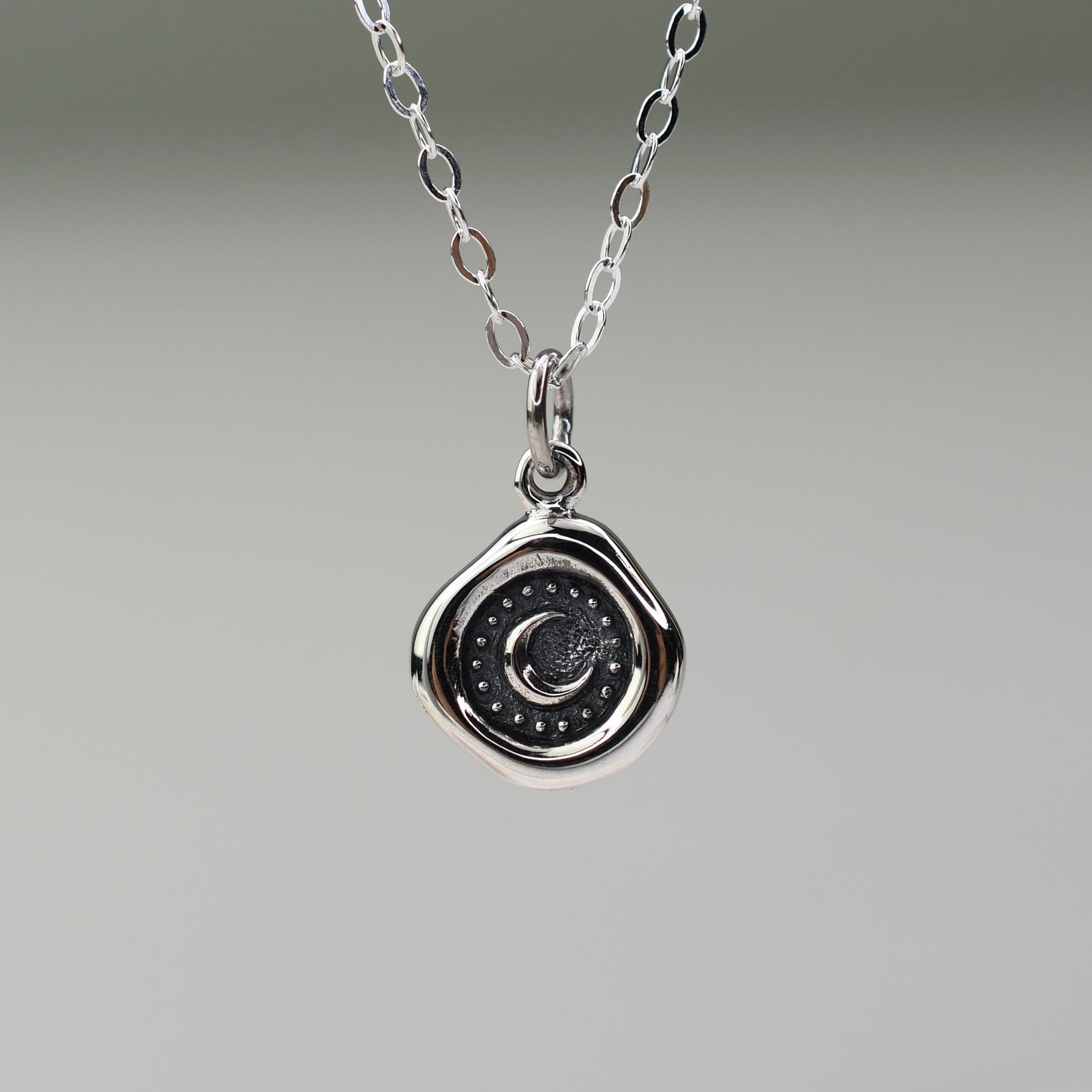 moon wax seal charm
