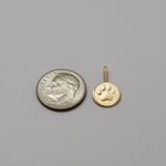 14k gold paw charm
