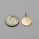 14K Gold North Star Necklace – Solid Gold Minimalist Charm Necklace - Sash Jewelry