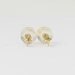 dainty gold star earrings