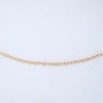 14K Solid Gold Delicate Chain Bracelet – 1mm Cable Chain Bracelet - Sash Jewelry