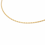 14K Gold Lumina Chain Bracelet – Delicate 1mm Solid Yellow Gold - Sash Jewelry