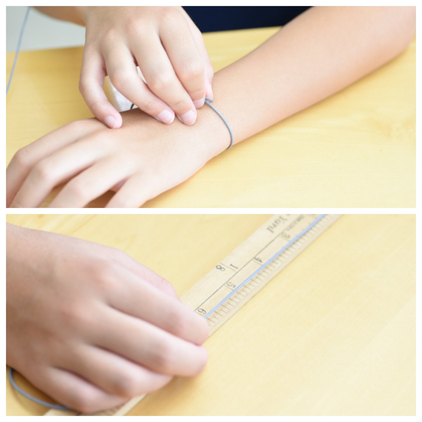 14k White Gold Heart Chain Bracelet