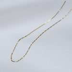 14K Gold Tiny Cross Necklace - Sash Jewelry
