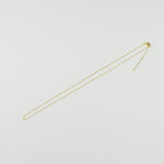 Solid gold chain. Delicate Necklace. 14K solid gold necklace. Adjustable necklace - Sash Jewelry