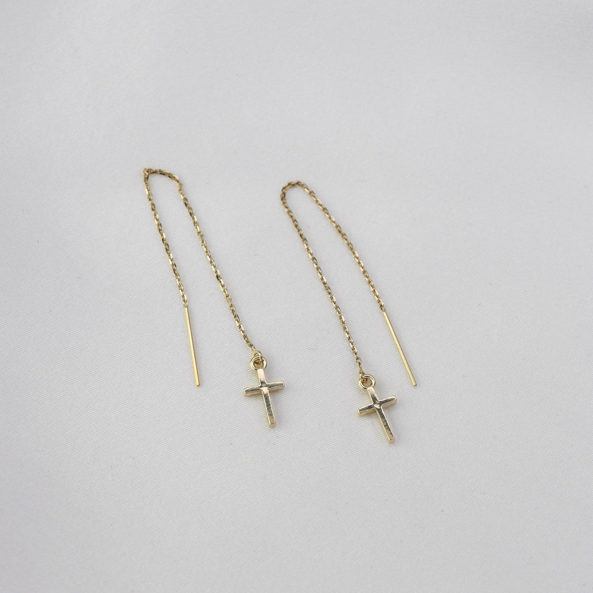 Cross Threader Earrings - Sash Jewelry