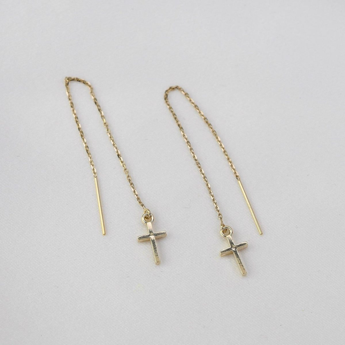 Cross Threader Earrings - Sash Jewelry
