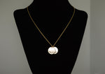 Custom Kids Name Necklace – Personalized Name Disc Necklace - Sash Jewelry
