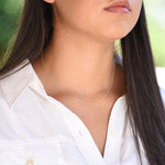 Solid gold chain. Delicate Necklace. 14K solid gold necklace. Adjustable necklace - Sash Jewelry