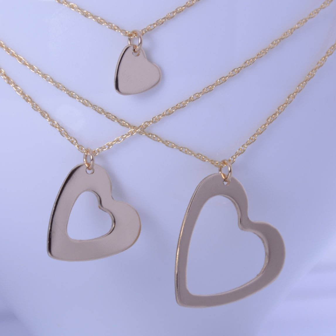 Generations Necklace Set | Grandmother Mother Daughter Necklace Set | Grandmother Daughter Granddaughter Necklace Set - Sash Jewelry