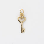 Heart Key Charm - Sash Jewelry