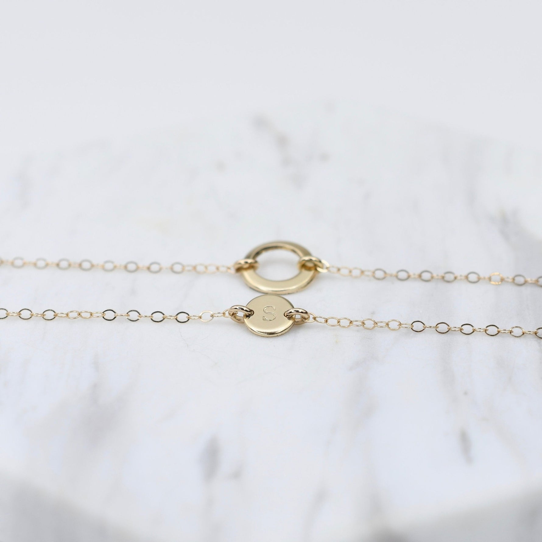 Mother Daughter Bracelet Set | 14K Gold Matching Bracelets - Sash Jewelry