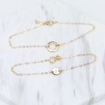 Mother Daughter Bracelet Set | 14K Gold Matching Bracelets - Sash Jewelry