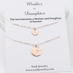 Mother & Daughter Dandelion Necklace Set – Matching Mother’s Day Gift - Sash Jewelry