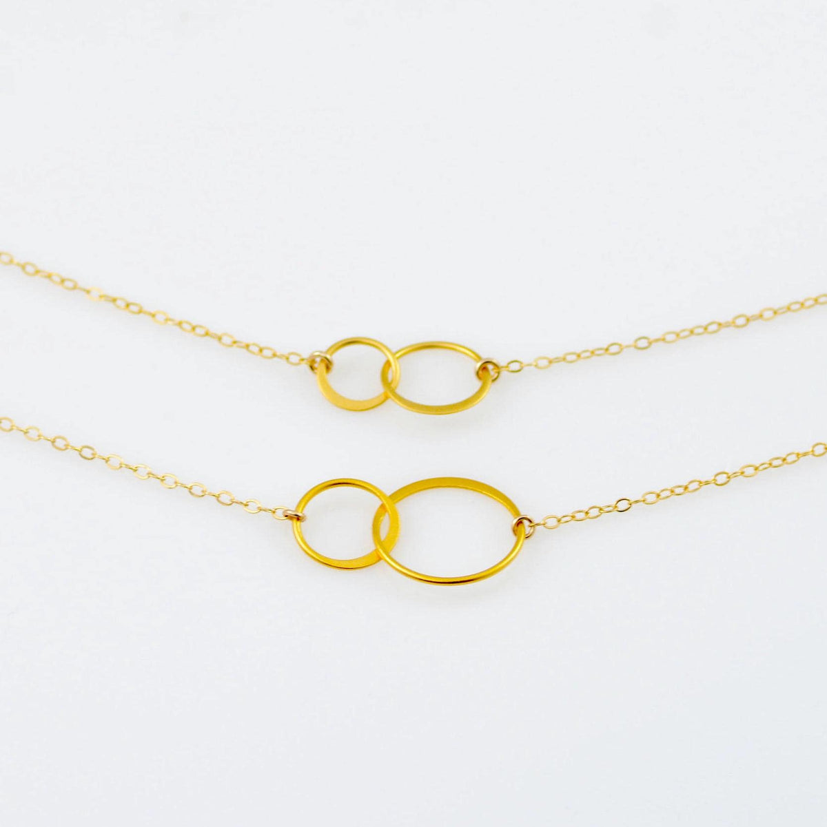 Mother Daughter Matching Necklaces – Sterling Silver or 14K Gold Filled - Sash Jewelry