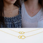 Mother Daughter Matching Necklaces – Sterling Silver or 14K Gold Filled - Sash Jewelry