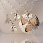 Mother Daughter Necklace Set - Personalized Family Necklace Set - Sash Jewelry
