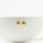 Small Sand Dollar Earrings – Sterling Silver or Gold Filled - Sash Jewelry