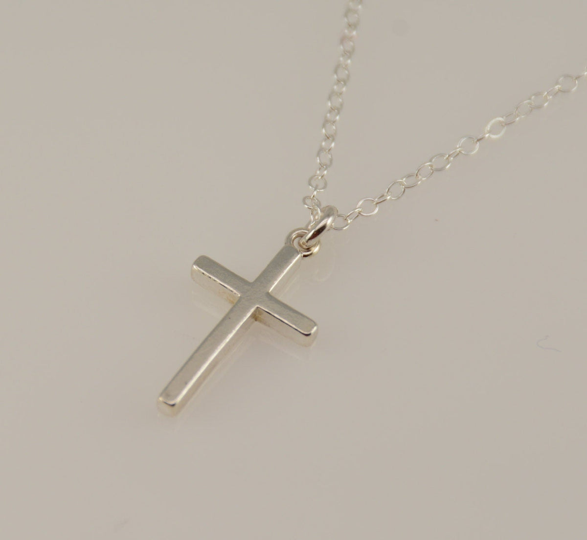 Sterling Silver Cross Necklace - Sash Jewelry